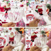 Conj. 4 Pai Natal para copo